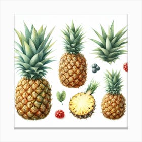 Pineapples Canvas Print