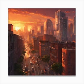 Cityscape Canvas Print