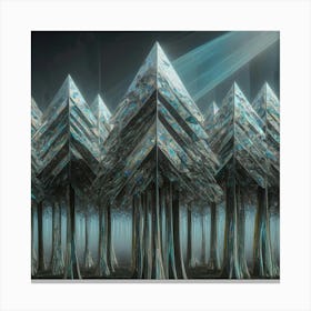 A Stunning Illustration Of A Futuristic Forest Wit Dlmipnfcroqnlesgeajtdg Trnros8xr Oudbntesnz9a Canvas Print