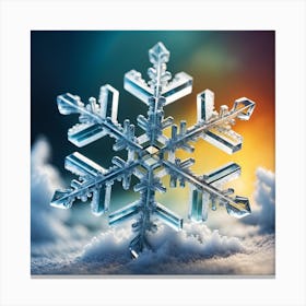 Snowflake Canvas Print