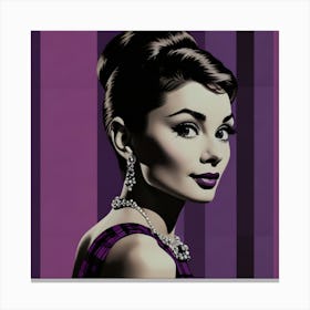 Audrey Hepburn 18 Canvas Print