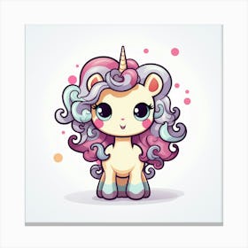 Cute Unicorn 888 Canvas Print