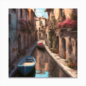 Venice Canal Canvas Print
