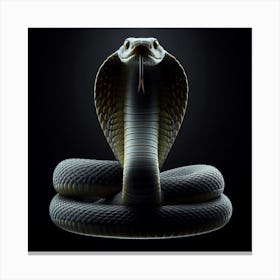 Black Cobra Canvas Print