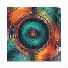 Abstract Abstract Painting 3 Canvas Print