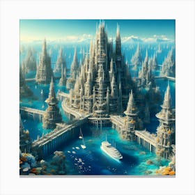 Underwater City 3 Canvas Print