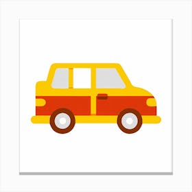 Car Icon Canvas Print