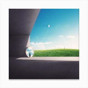 Afterlife - Mirror Canvas Print