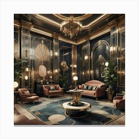 Deco Living Room 39 Canvas Print