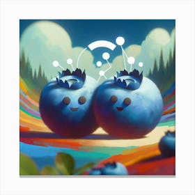 Blueberry Canvas Print