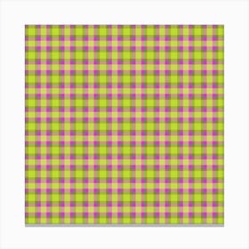 Plaid Fabric 210 Canvas Print