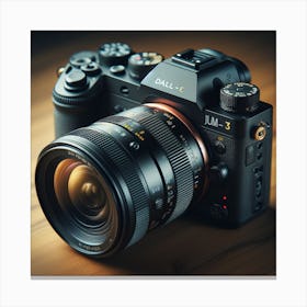 Portrait Of A Camera Canvas Print