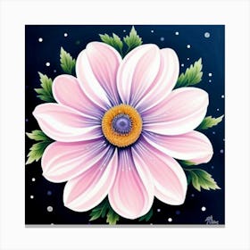 Pink Daisy Canvas Print