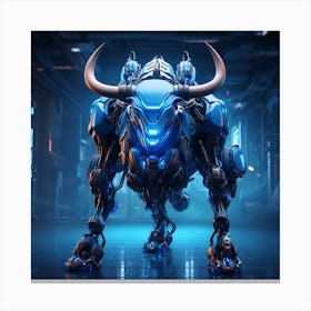 Robot Bull 1 Canvas Print