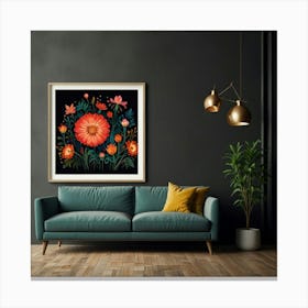 Floral Print 1 Canvas Print