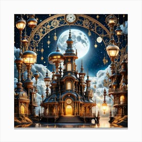 Fairy city Canvas Print