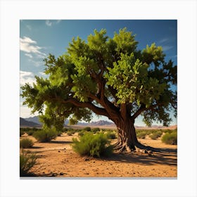 Namibia Tree Canvas Print