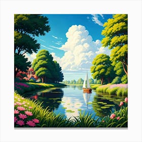 Peaceful Journey Canvas Print