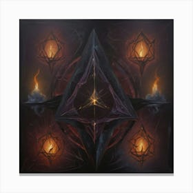 Tarot Card Canvas Print