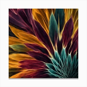 Abstract Flower - Abstract Stock Videos & Royalty-Free Footage 1 Canvas Print