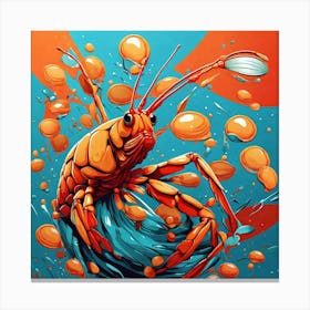 Crawfish 12 Canvas Print