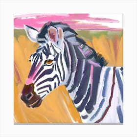 Plains Zebra 04 Canvas Print