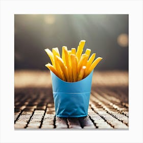 French Fries In A Cup 1 Canvas Print