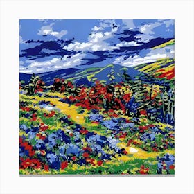 Of Wildflowers Canvas Print