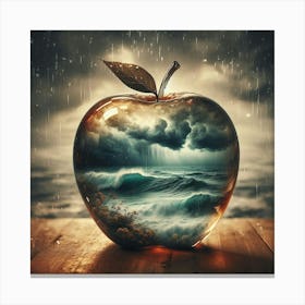 Stormy Apple Canvas Print