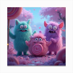 Monsters 2 Canvas Print