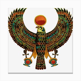 Horus Ancient Egyptian Falcon Hieroglyph Canvas Print