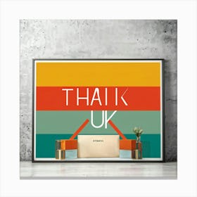 A Digital Design Of A Contemporary Appreciation Sign Written With Sprinklings Of Bold Typography O (4) Canvas Print