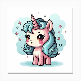 Cute Unicorn 156 Canvas Print