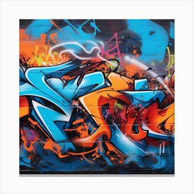 Graffiti Dept Canvas Print
