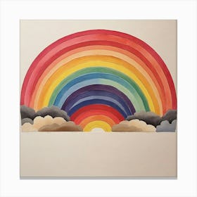 Rainbow Wall Decal Art Painting Canvas Print