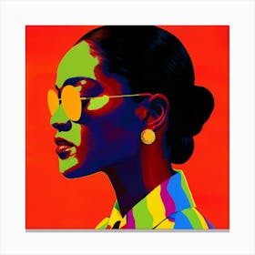 LGBTQ + Woman In Sunglasses Canvas Print