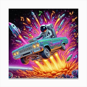 "4 Wheelin'" Trip Hop Collection [Risky Sigma] Canvas Print