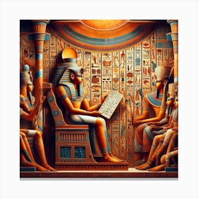 Egyptian Pharaoh Canvas Print