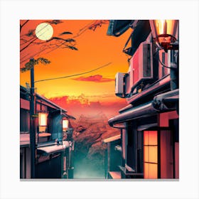 Somewhere in East Canvas Print