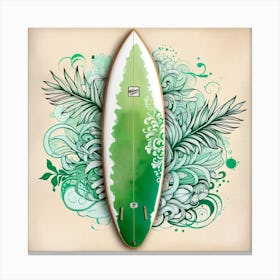 Surfboard 00476 Canvas Print