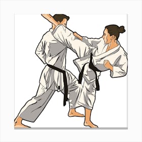 Karate Canvas Print