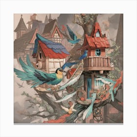 Birdhouse 1 Canvas Print