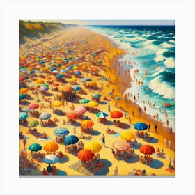 Day At The Beach 2 Canvas Print