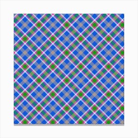 Plaid Fabric 29 Canvas Print