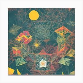 Geometric Shapes Canvas Print