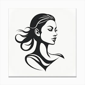 Portrait Of A Woman 4 Canvas Print