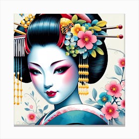 Geisha 14 Canvas Print