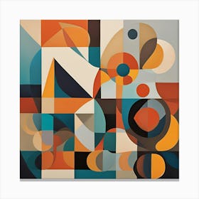 Abstract Harmony Painting Canvas Print