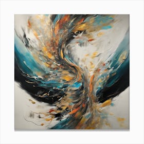 Phoenix, Breathtaking Contemporary Masterpiece Canvas Print