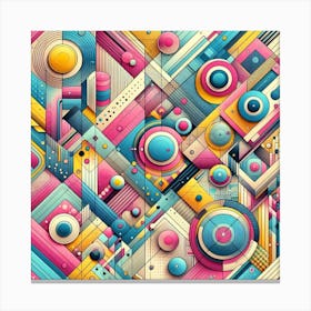 Abstract Geometric Pattern Canvas Print